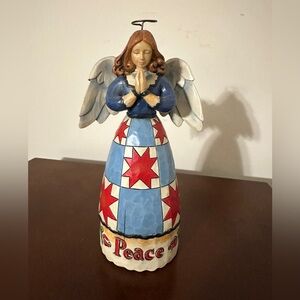 Jim Shore “Quiet Peace” angel figurine.
